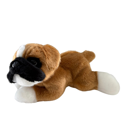 Korimco Puppy Boxer Soft Toy Plush Gift Australia Bobby