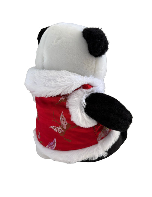 Panda Soft Toy Plush in Traditional Chinese Outfit Gift Australia Preloved Nabi