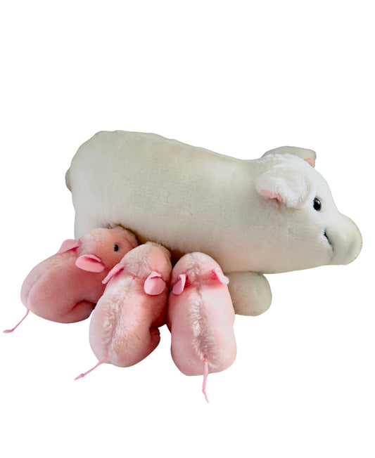 Dakin 1980 Mama Pig Vintage Soft Toy Plush Gift Australia