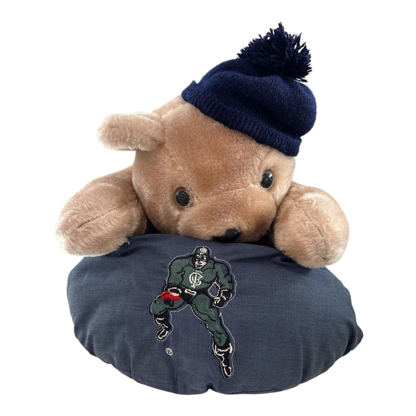 Carlton Blues Vintage Teddy Bear Soft Toy Plush Gift Australia Carl Blues 