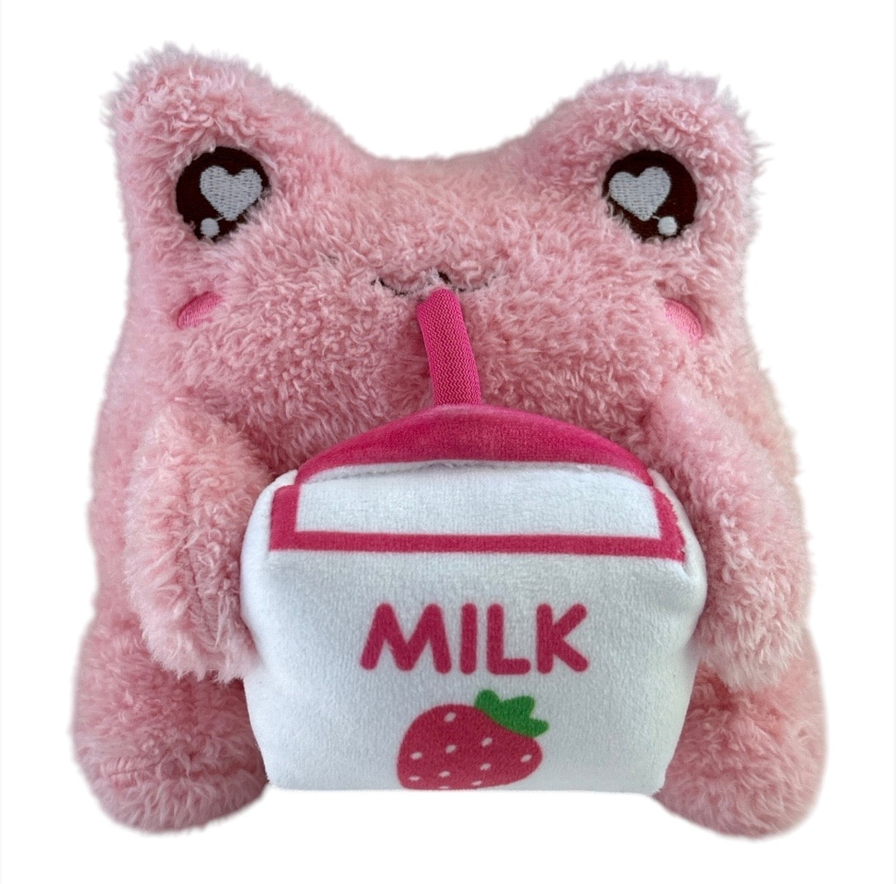 Cuddle Barn Strawberry Milk Pink Wawa Soft Toy Plush Gift Australia 