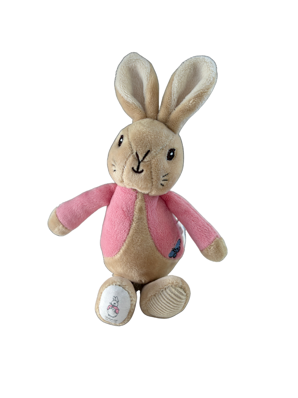 Peter Rabbit Flopsy Baby Rattle Soft Toy Plush Beatrix Potter Baby Gift ...