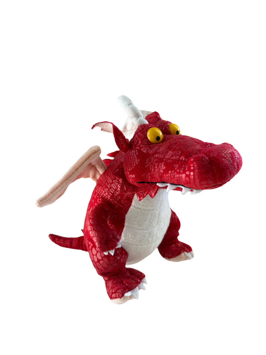 Aurora Dragon Room On The Broom Red Soft Toy Plush Gift Roonie