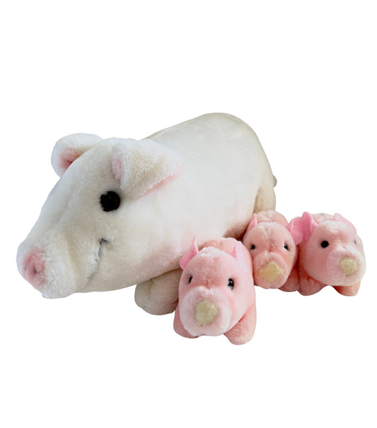 Dakin 1980 Mama Pig Vintage Soft Toy Plush Gift Australia 