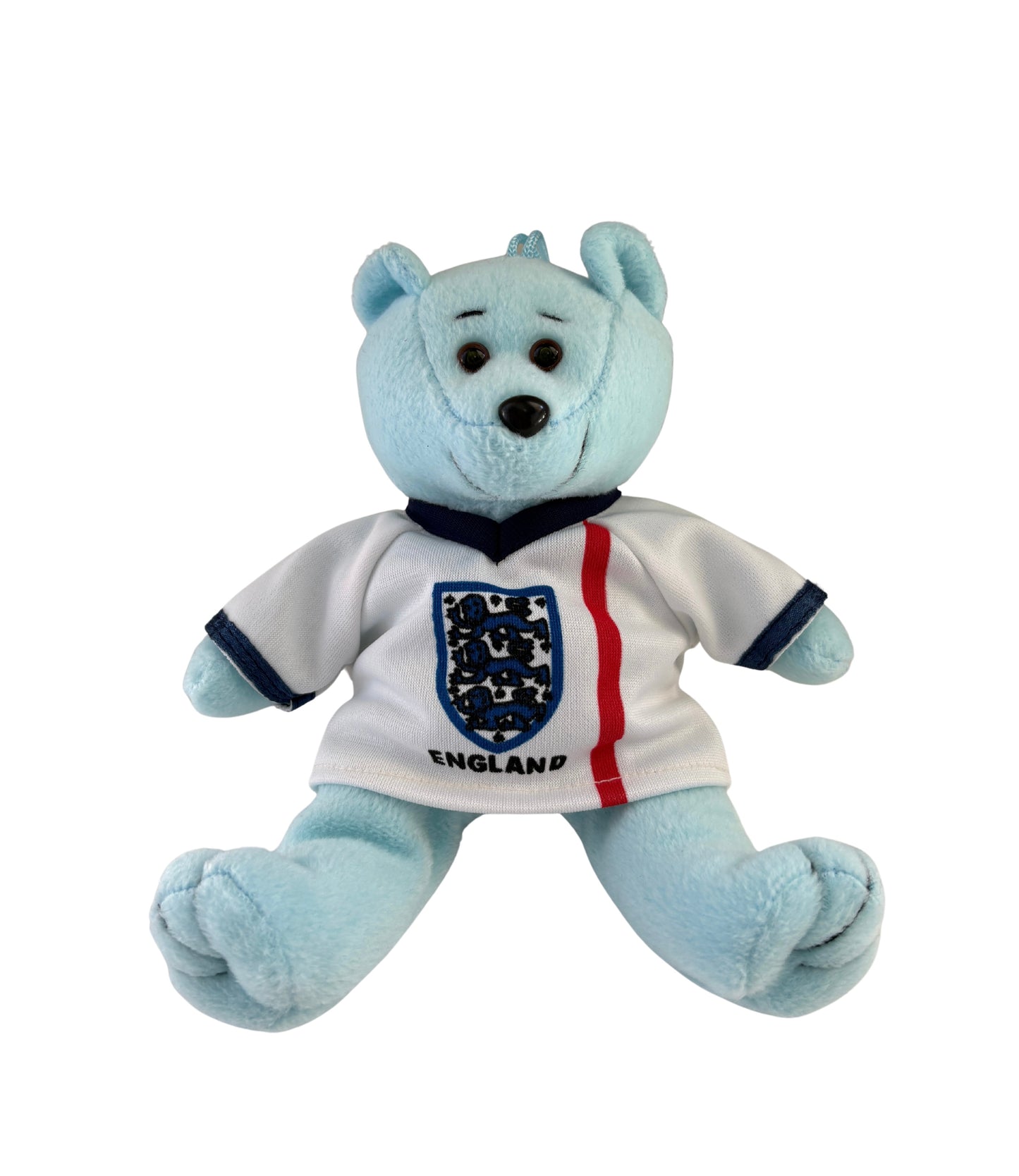 Vintage 2002 England Soccer Bear Soft Toy Plush Gift  Australia David 
