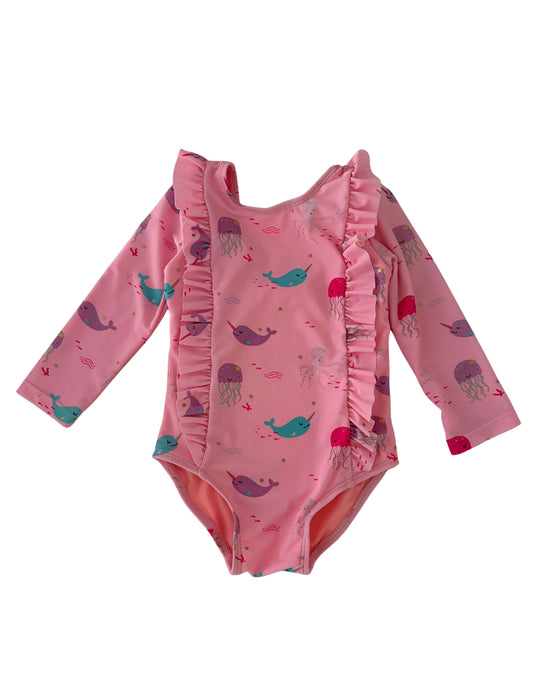 Sprout Swimsuit Pink Ocean Friends Size 1 Australia 