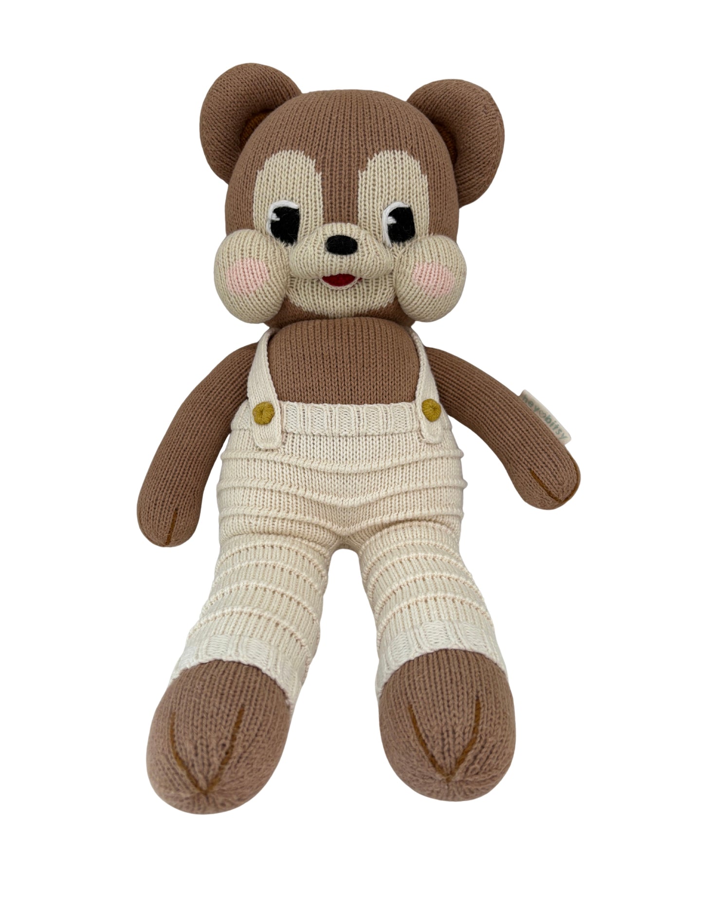 Hey Bitsy Benny Bear Soft Toy Plush Gift Australia Preloved Knitted