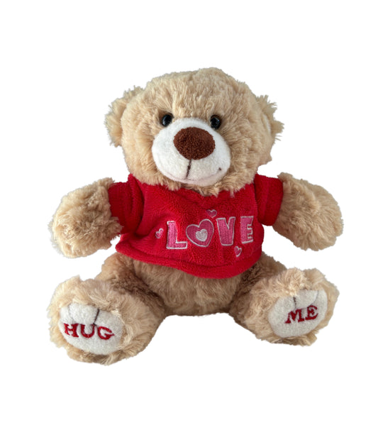 Valentines Day Teddy Bear Soft Toy Plush Gift  Love Hug Me Hugo