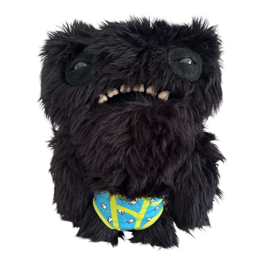 Fuggler Budgie Black Monster Soft Toy Plush Gift Australia 