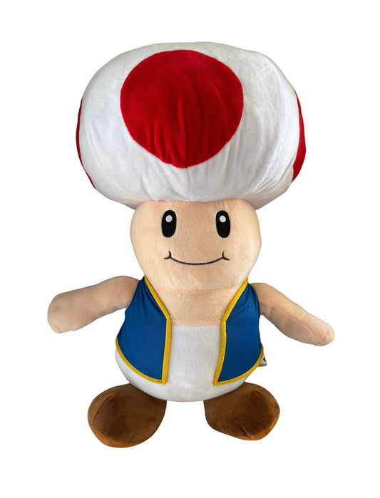 Nintendo Toad Super Mario Soft Toy Plush Extra Large Gift Australia Preloved 