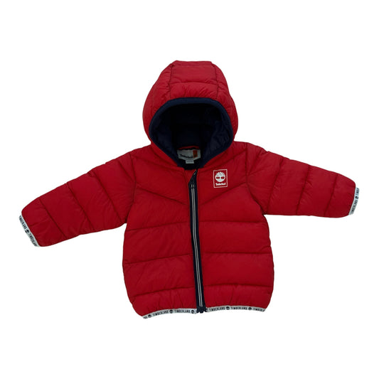 Timberland Puffer Jacket Red Baby 6M New Condition 