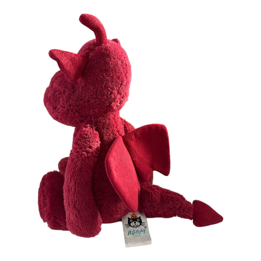 Jellycat Retired Bashful Red Dragon Soft Toy Plush Gift Australia 