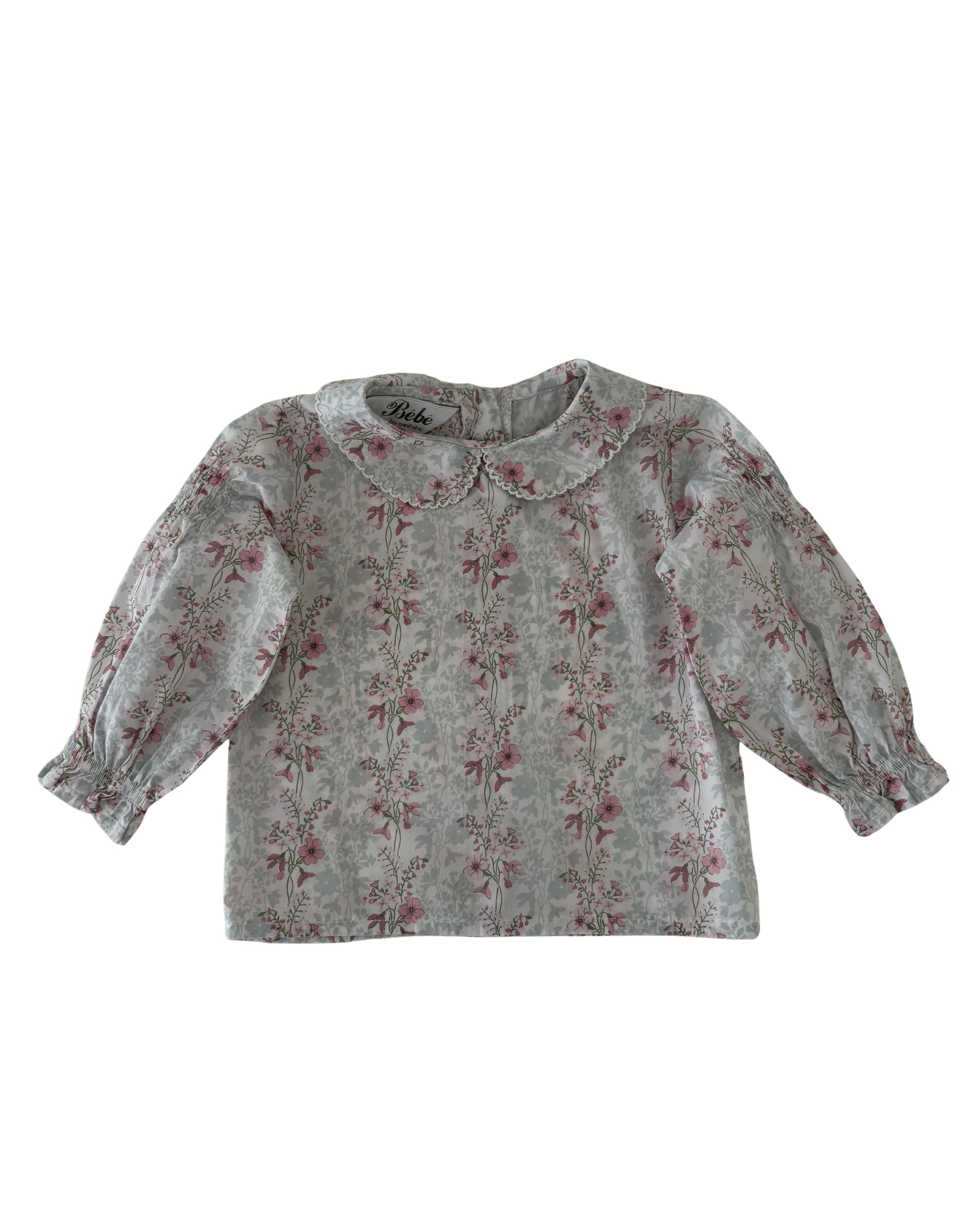 Bebe by Minihaha Cotton Blouse Size 0 Floral Pattern Australia 