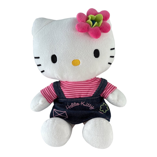 Hello Kitty Sanrio Denim Dress Soft Toy Plush Gift Australia 