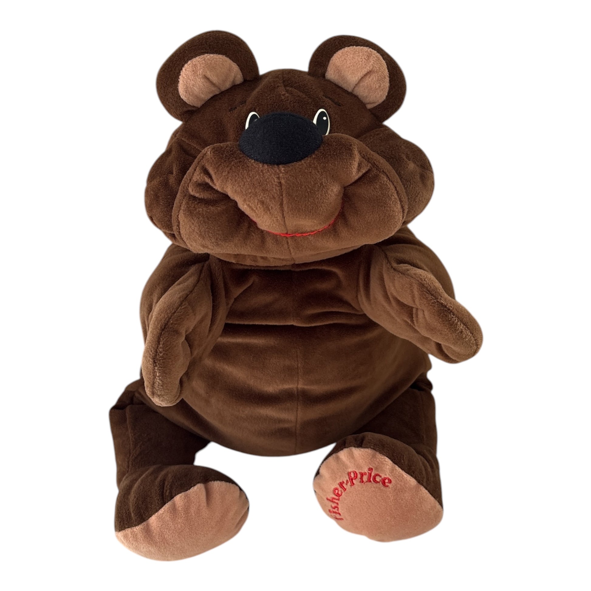 Fisher Price Rumple Bear Vintage Teddy 1993 Soft Toy Plush Gift Australia 