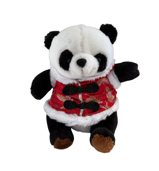 Panda Soft Toy Plush in Traditional Chinese Outfit Gift Australia Preloved  Nabi