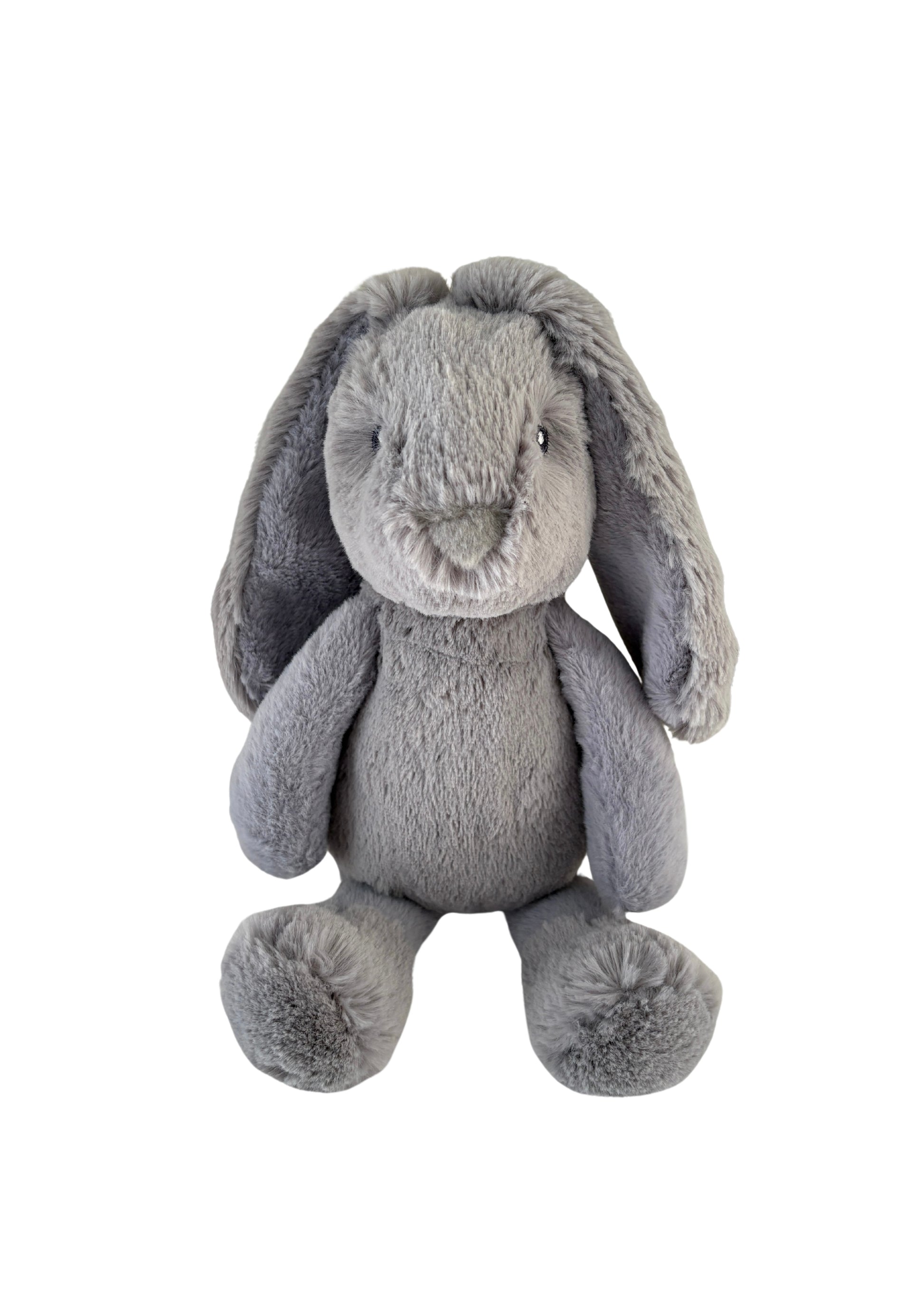 Korimco Bunny Rabbit Grey Soft Toy Plush Gift Australia Pebble