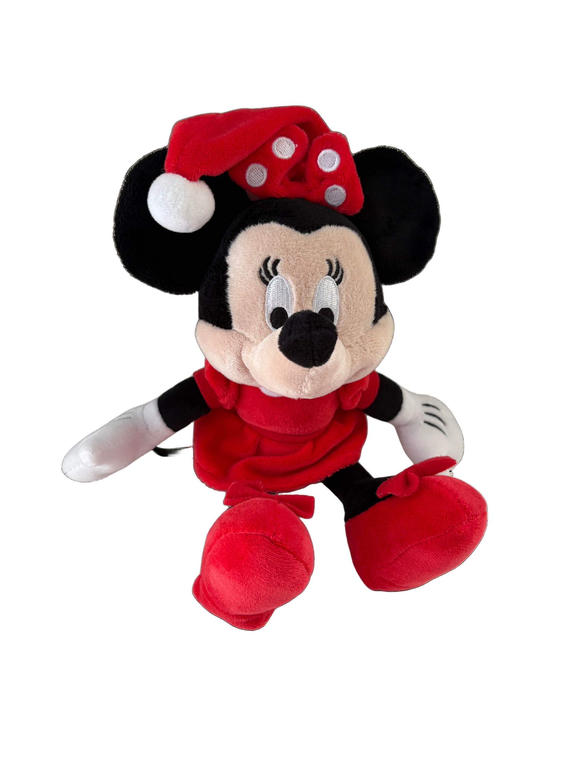 Resoftables Disney Minnie Mouse Santa Claus Soft Toy Plush Gift Christmas Minnie Claus