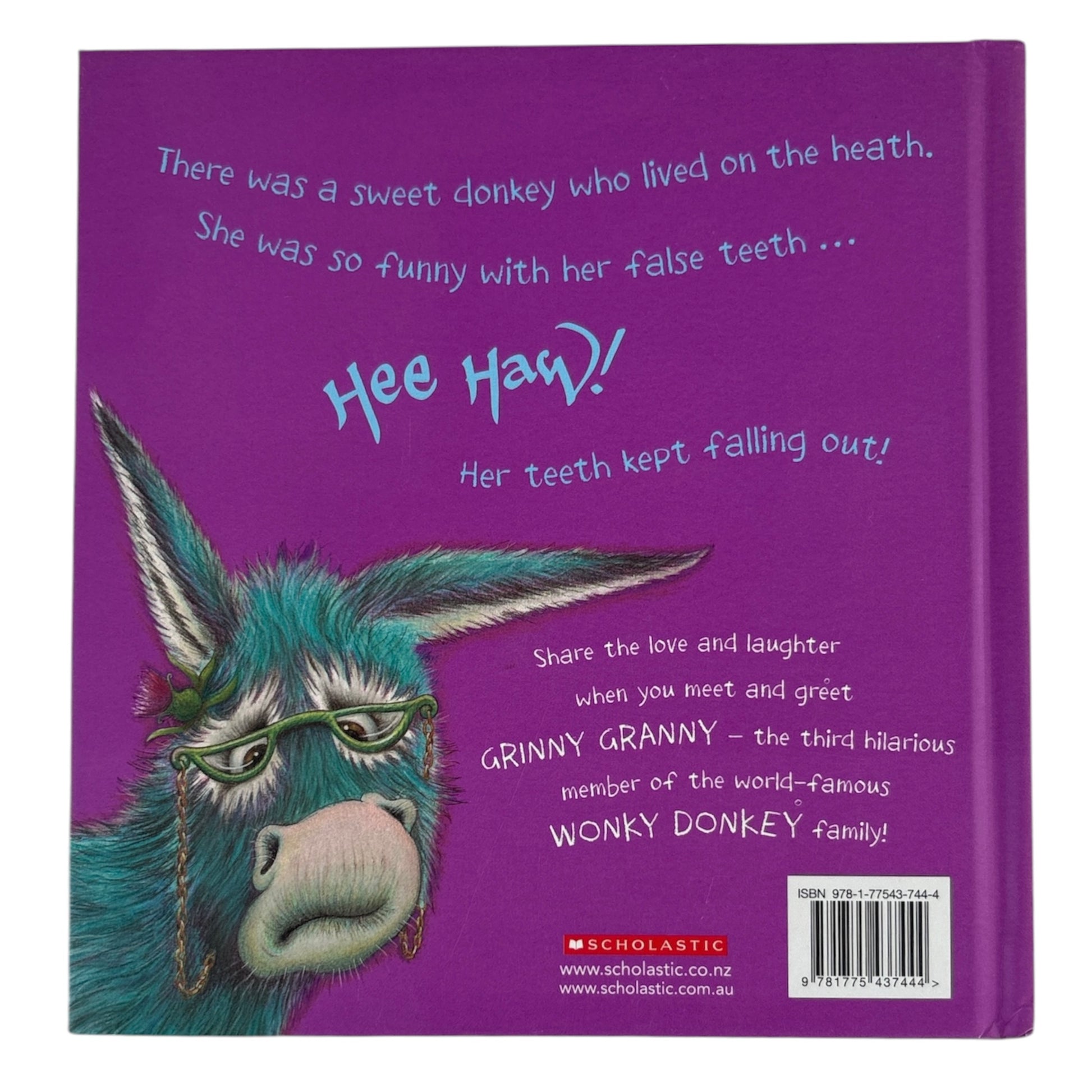 The Grinny Granny Donkey by Craig Smith Book Gift Australia 