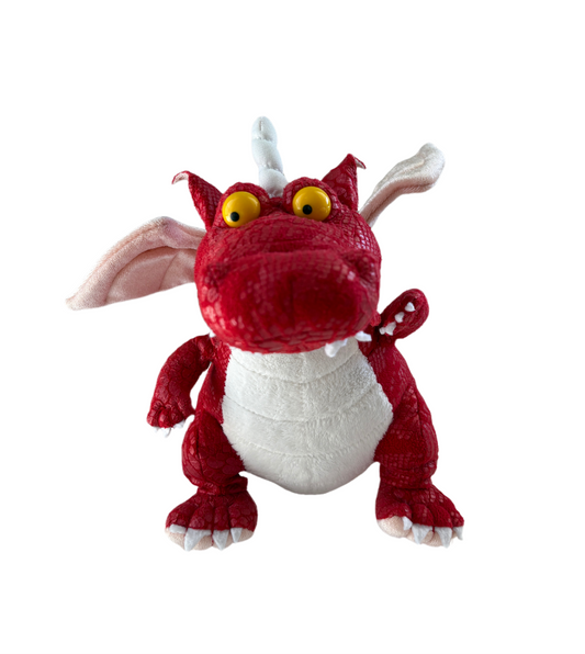 Aurora Dragon Room On The Broom Red Soft Toy Plush Gift Roonie