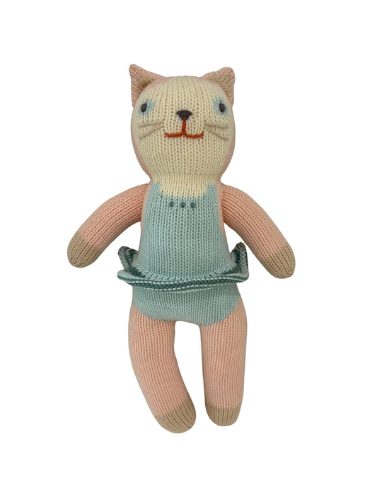 Blabla Knit Cat Splash Soft Toy Gift Australia Preloved New