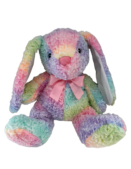 Rainbow Easter Bunny Soft Toy Plush Gift Australia Preloved 