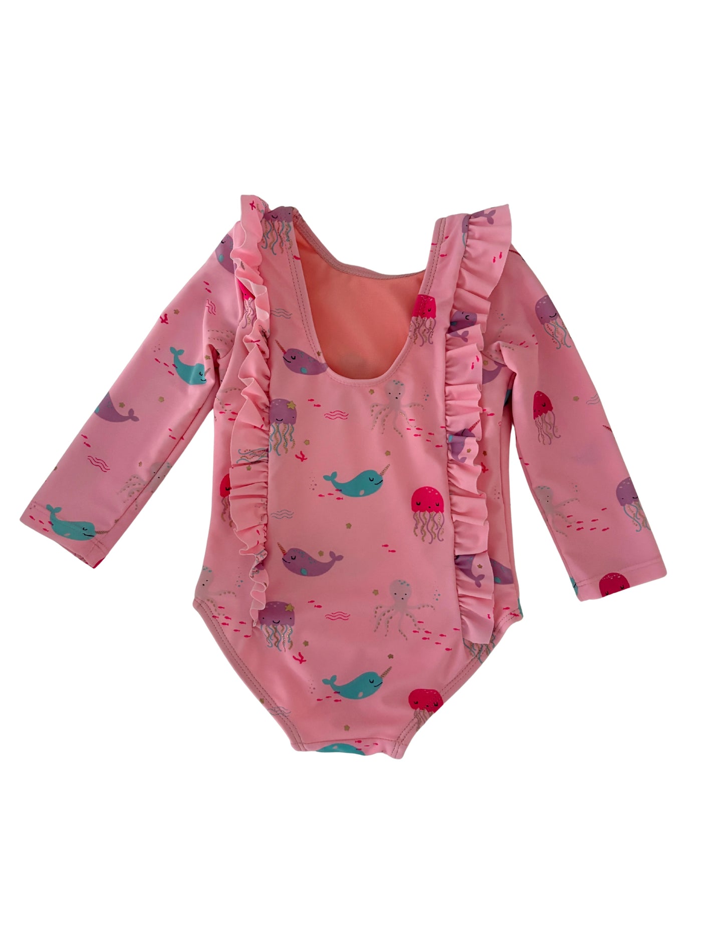 Sprout Swimsuit Pink Ocean Friends Size 1 Australia 